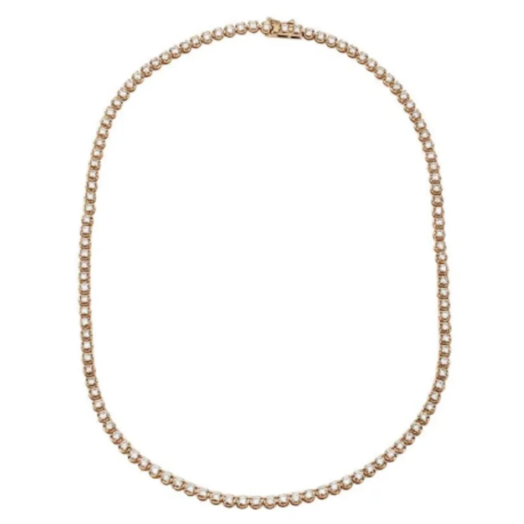 Full Buttercup Diamond Statement Tennis Necklace