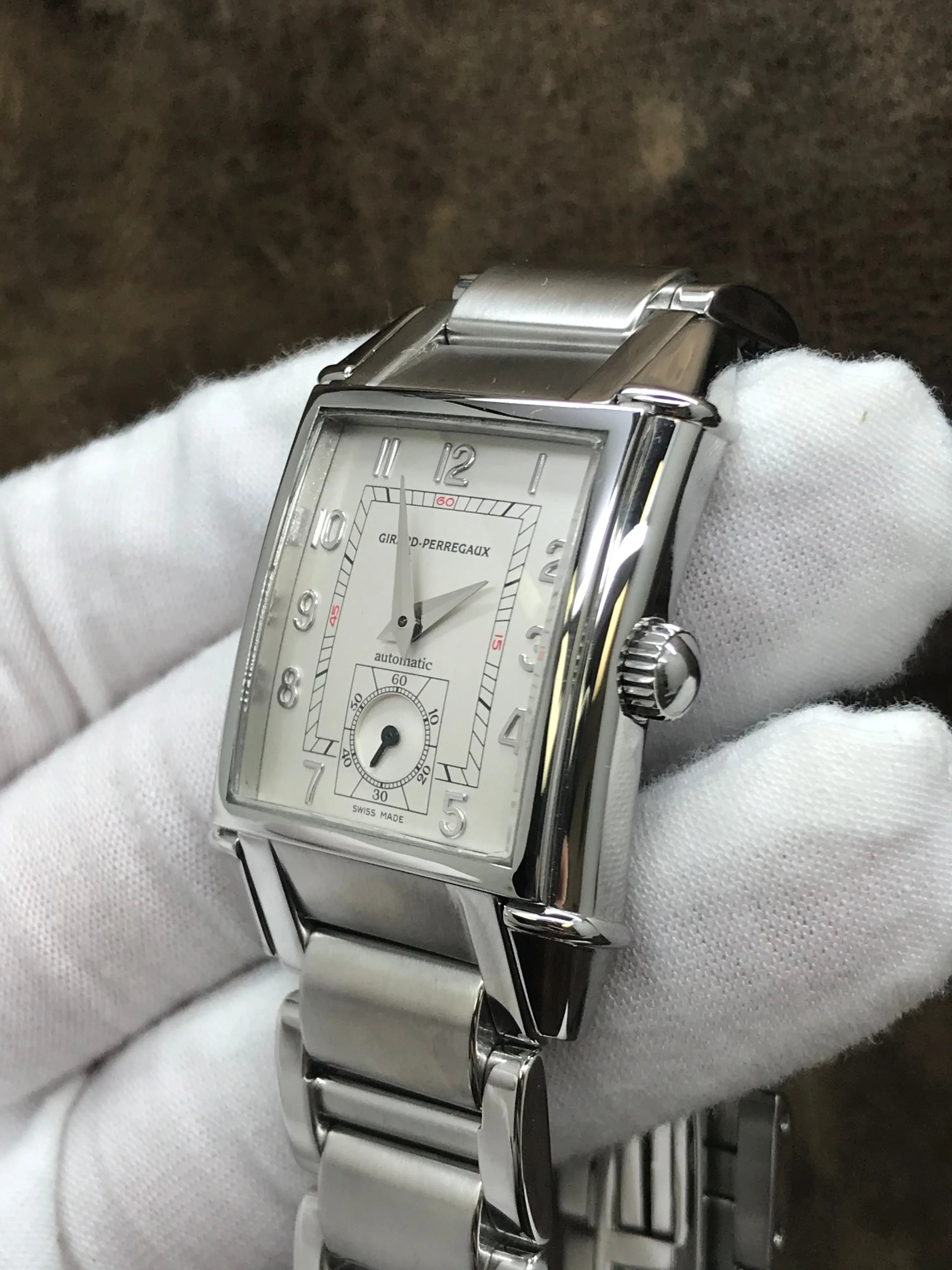 Girard Perregaux Vintage 1945 25930.1.11.105 Silver Dial Automatic Watch