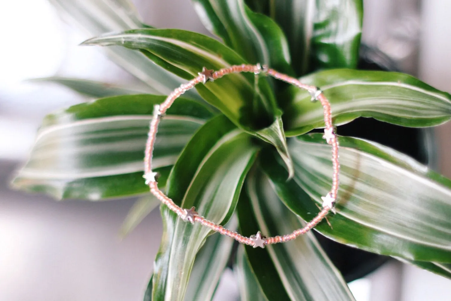 Glass Beaded Stars Anklets