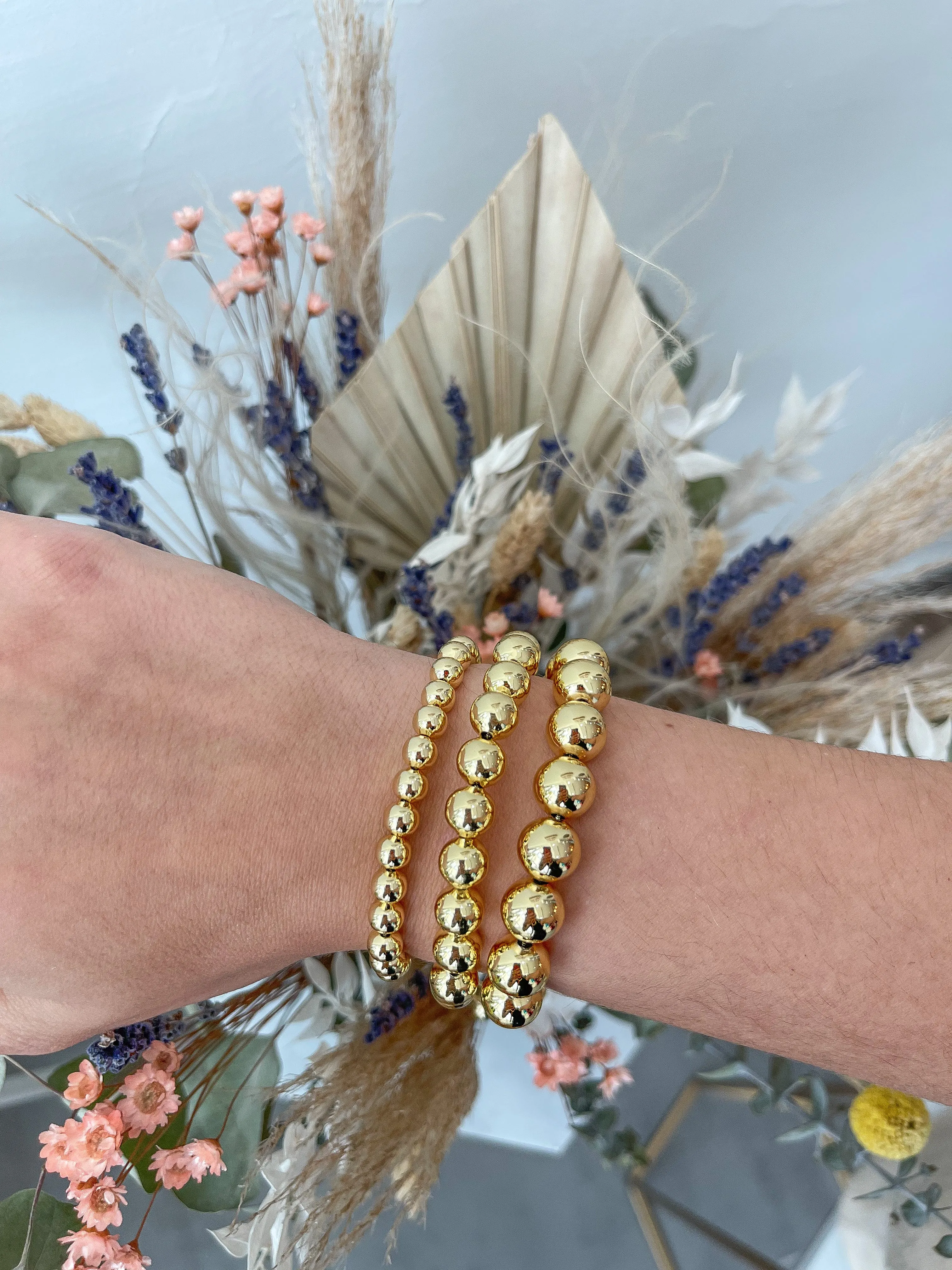 GOLD BALL ADJUSTABLE BRACELETS