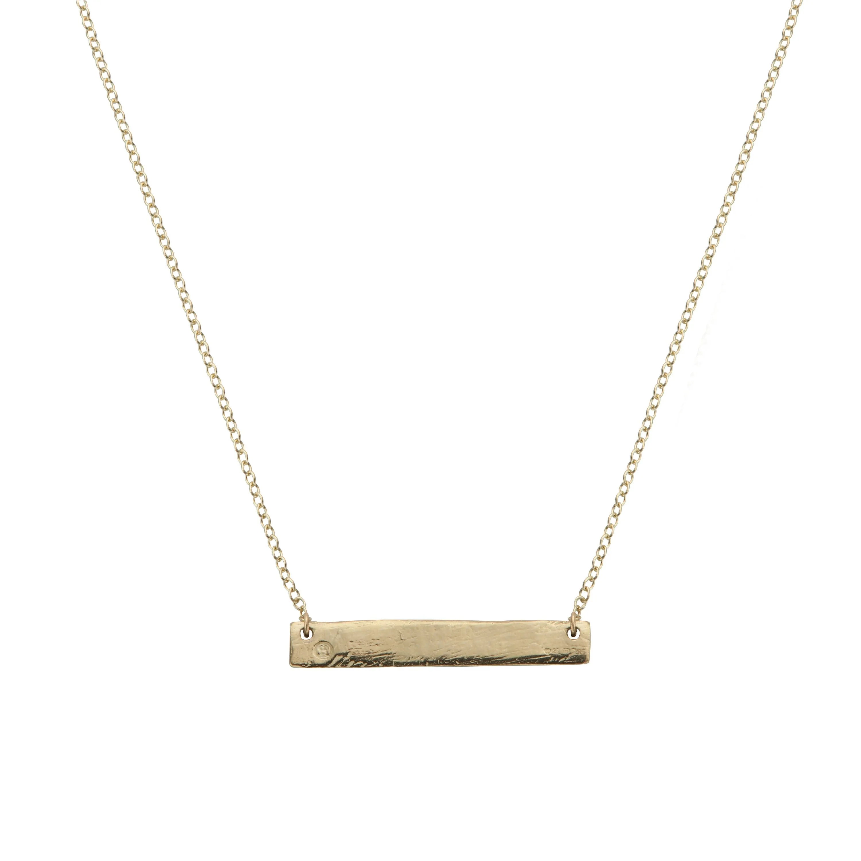 Gold Bar Necklace