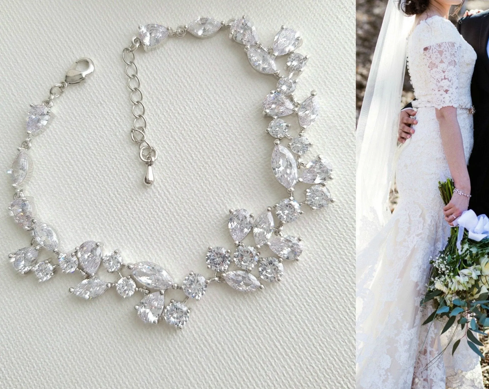 Gold Bracelet for Brides- Nicole