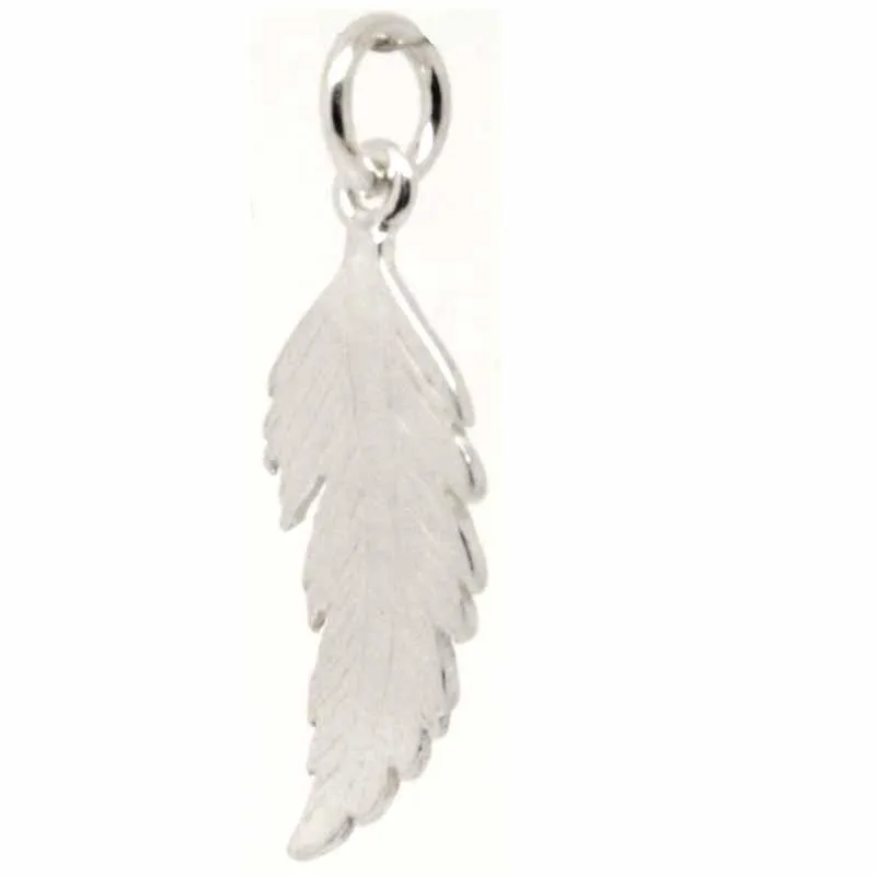 Gold Feather Charm