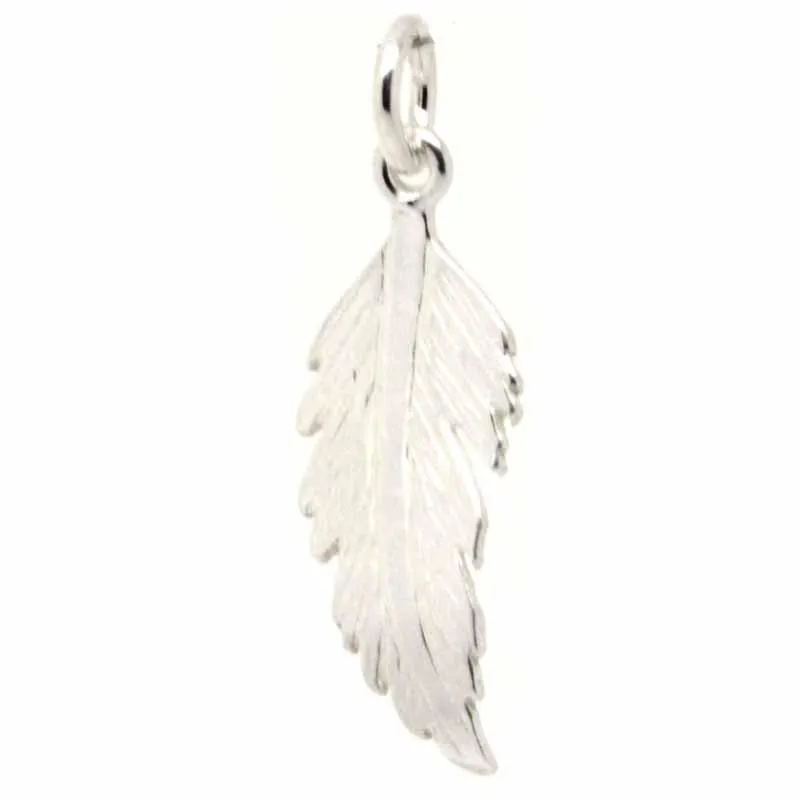 Gold Feather Charm