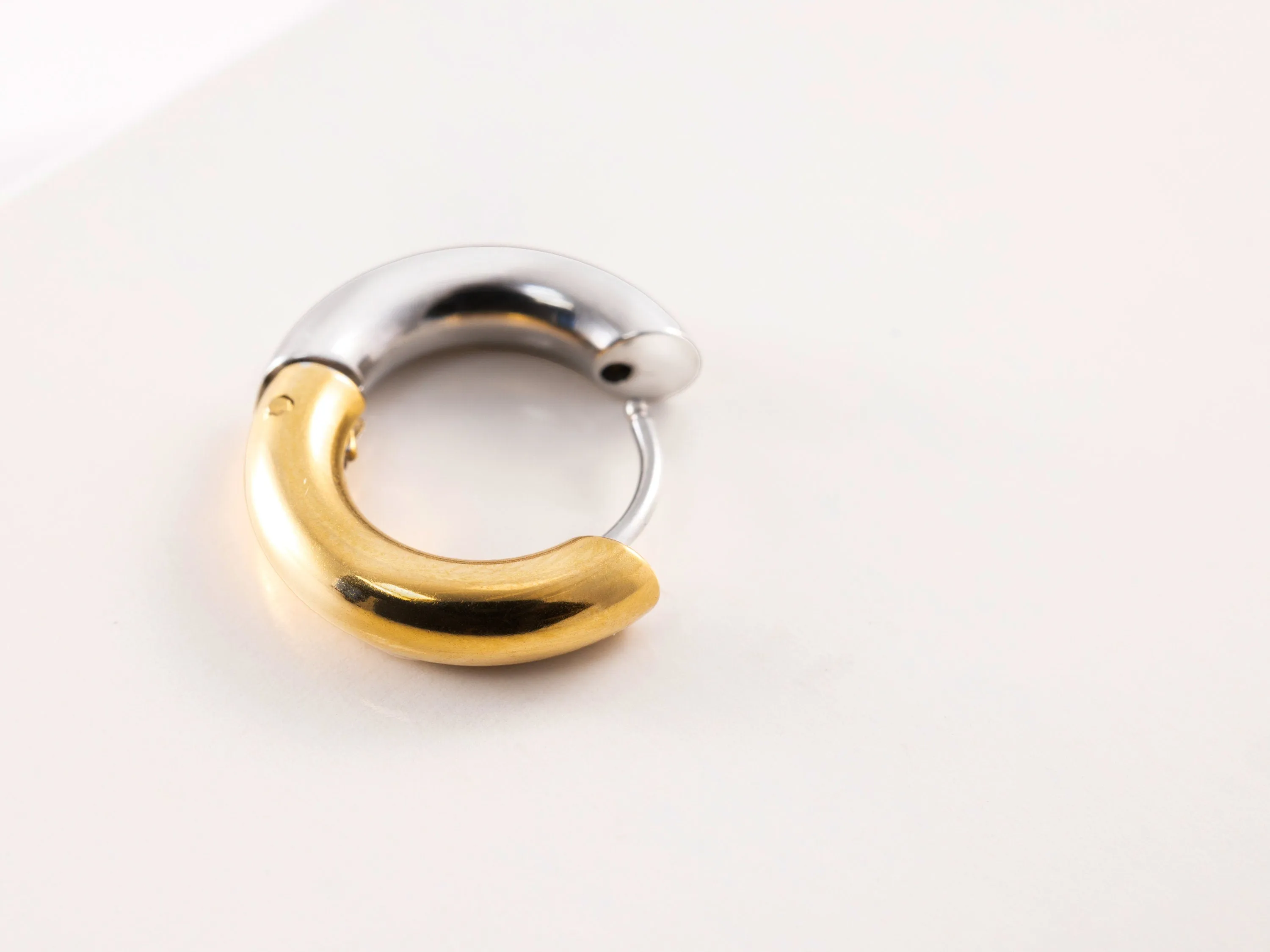 Gold Silver Small Hoop earrings