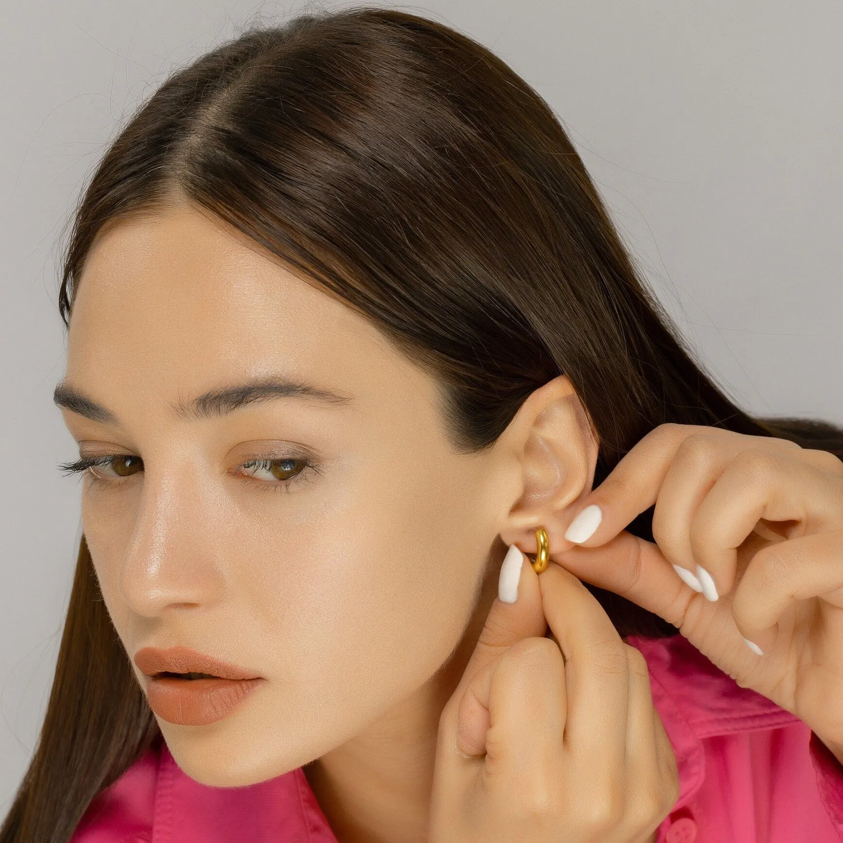 Gold Silver Small Hoop earrings
