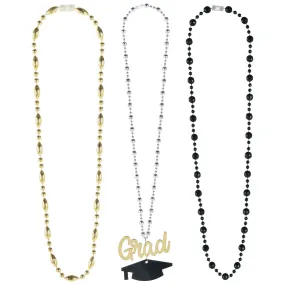 Graduation Layered Beaded Necklace, 20 Inches, 1 Count