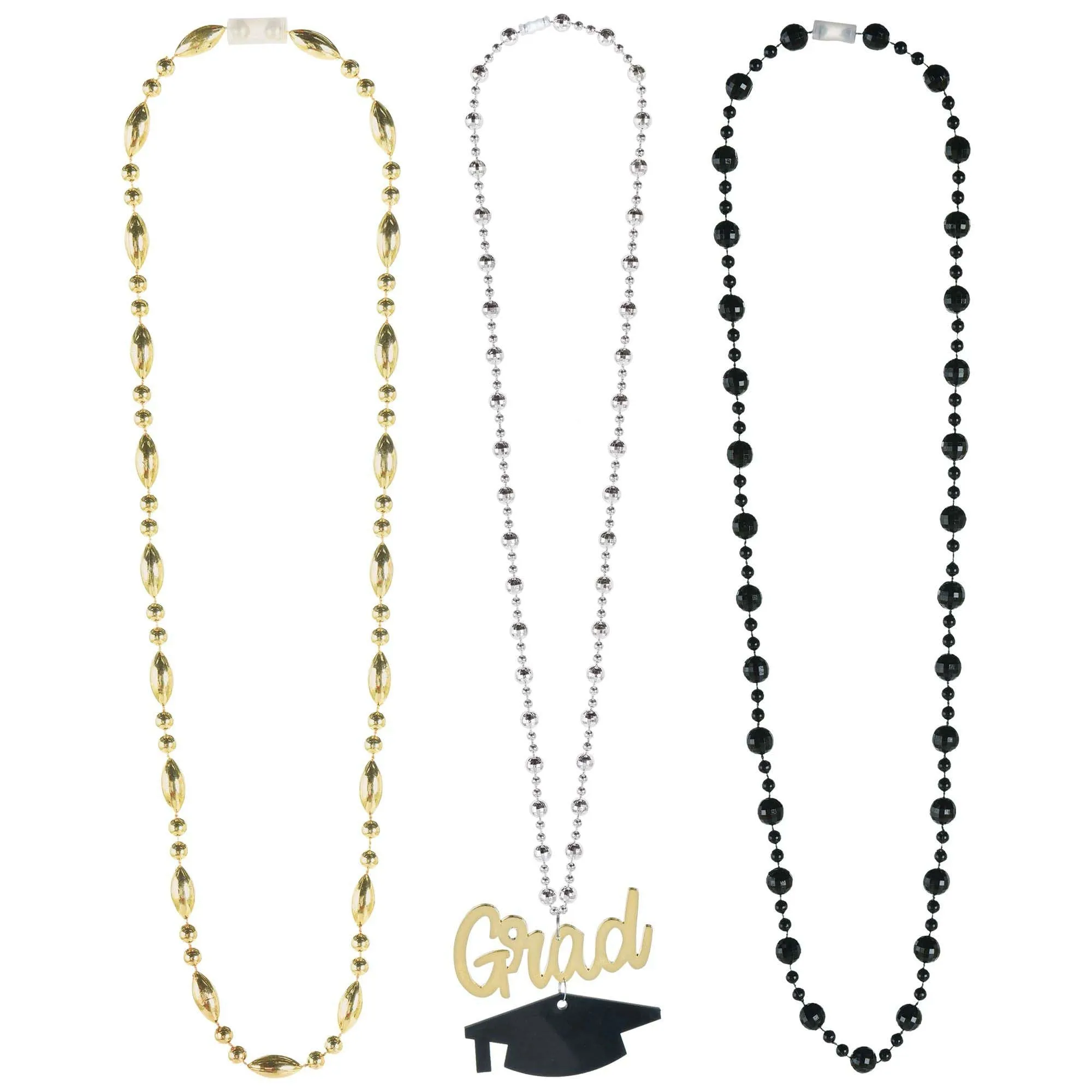 Graduation Layered Beaded Necklace, 20 Inches, 1 Count