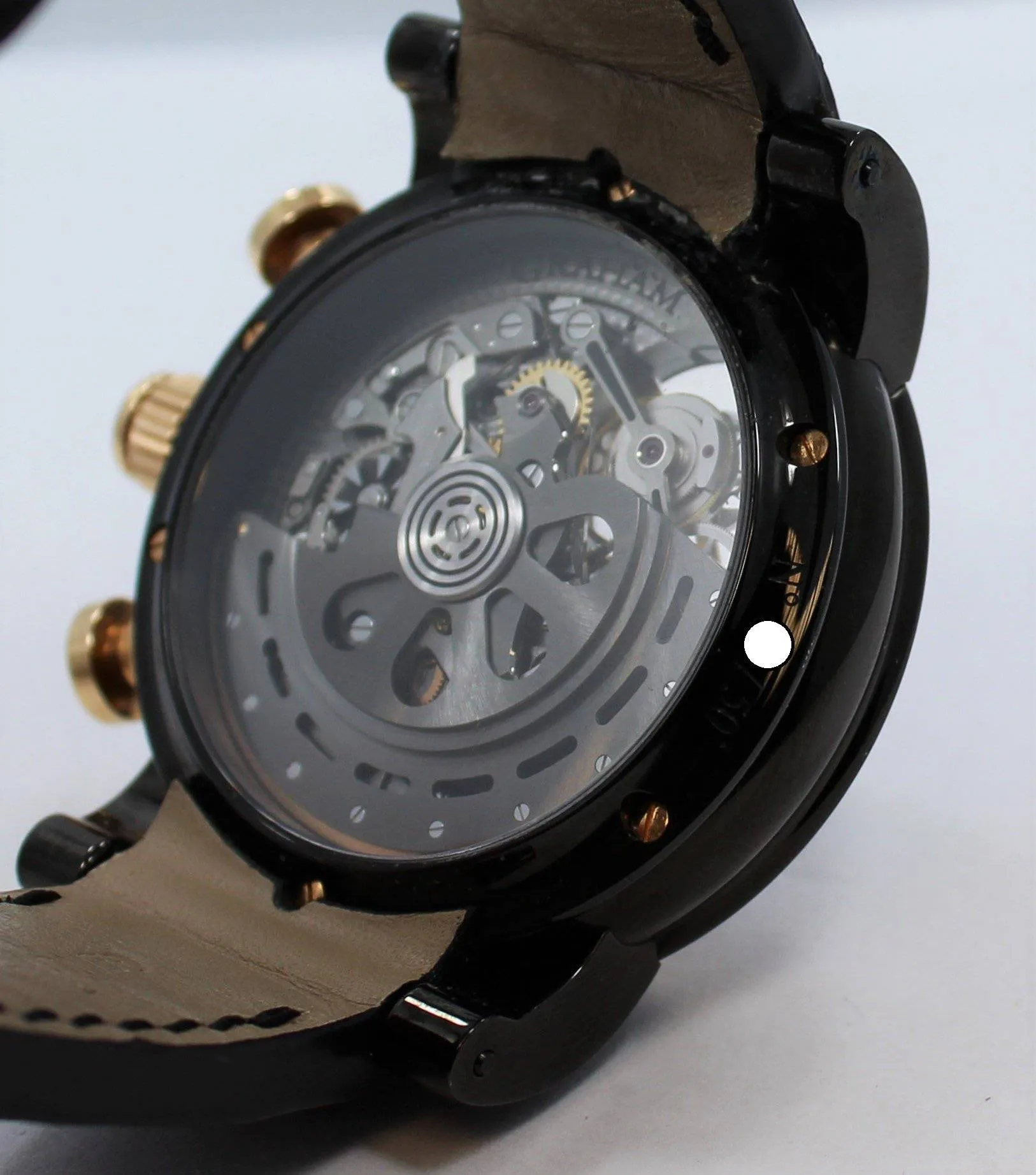 GRAHAM Tourbillograph 2TWAO.B01A Silverston Woodcote Watch tourbillon BOX/PAPERS