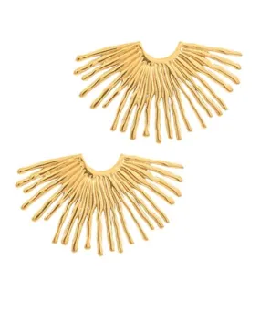 Half Sunburst Earrings