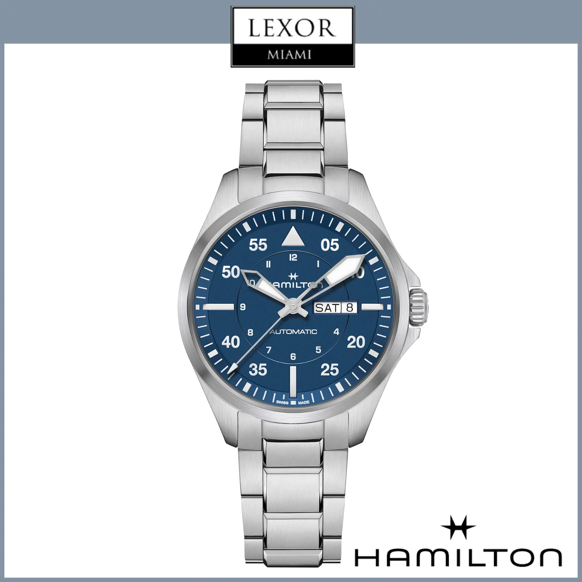 Hamilton Watches H64635140 KHAKI AVIATION 38MM Men Automatic upc: 7630458804580