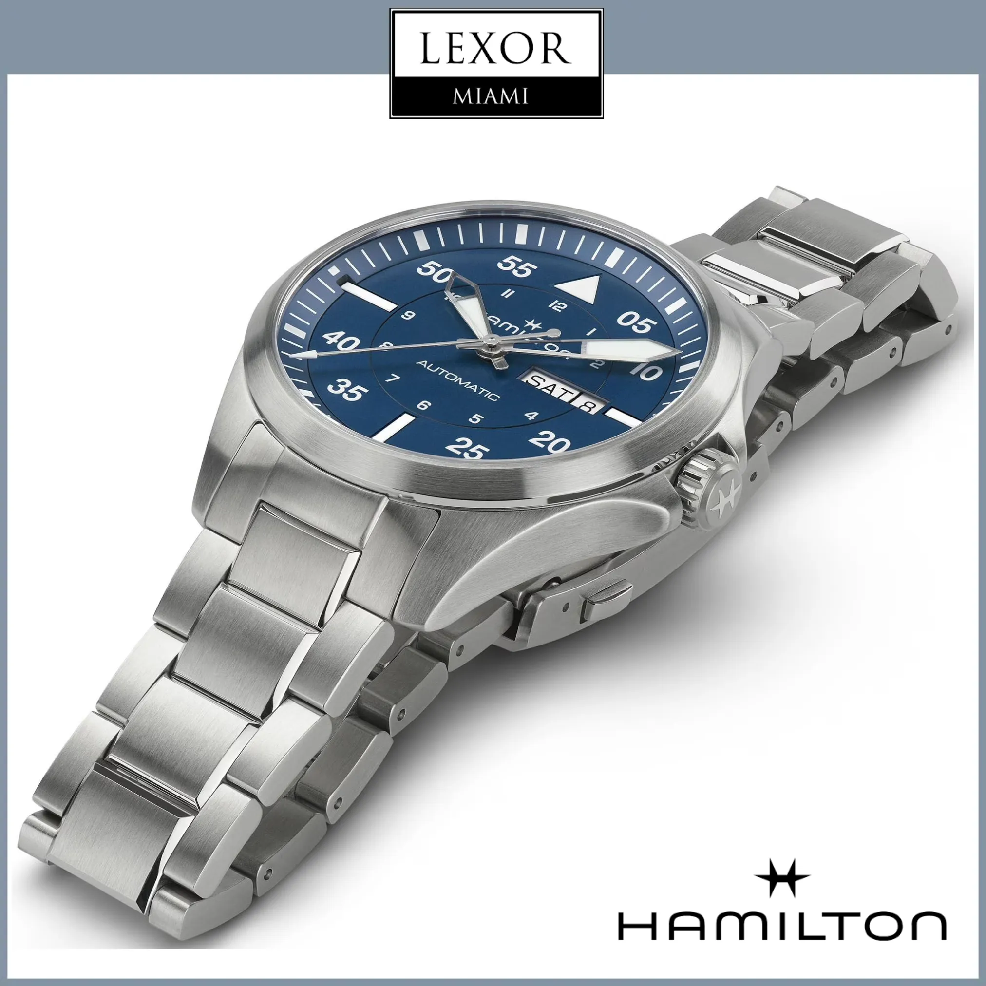 Hamilton Watches H64635140 KHAKI AVIATION 38MM Men Automatic upc: 7630458804580