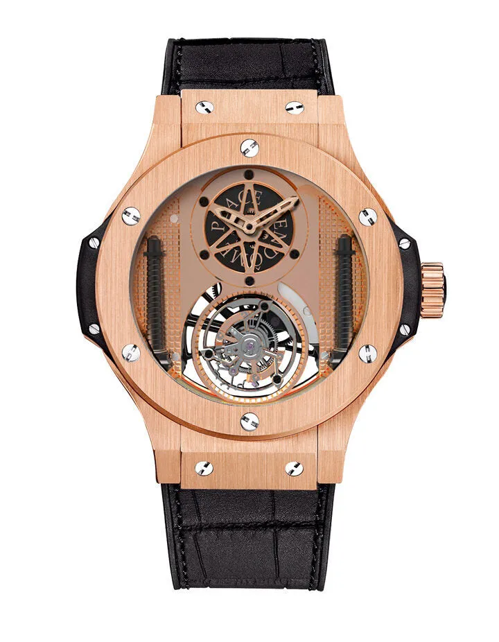 Hublot Vendome Tourbillon Place Vendome 18K Rose Gold Men's Watch 305.PX.0009.GR