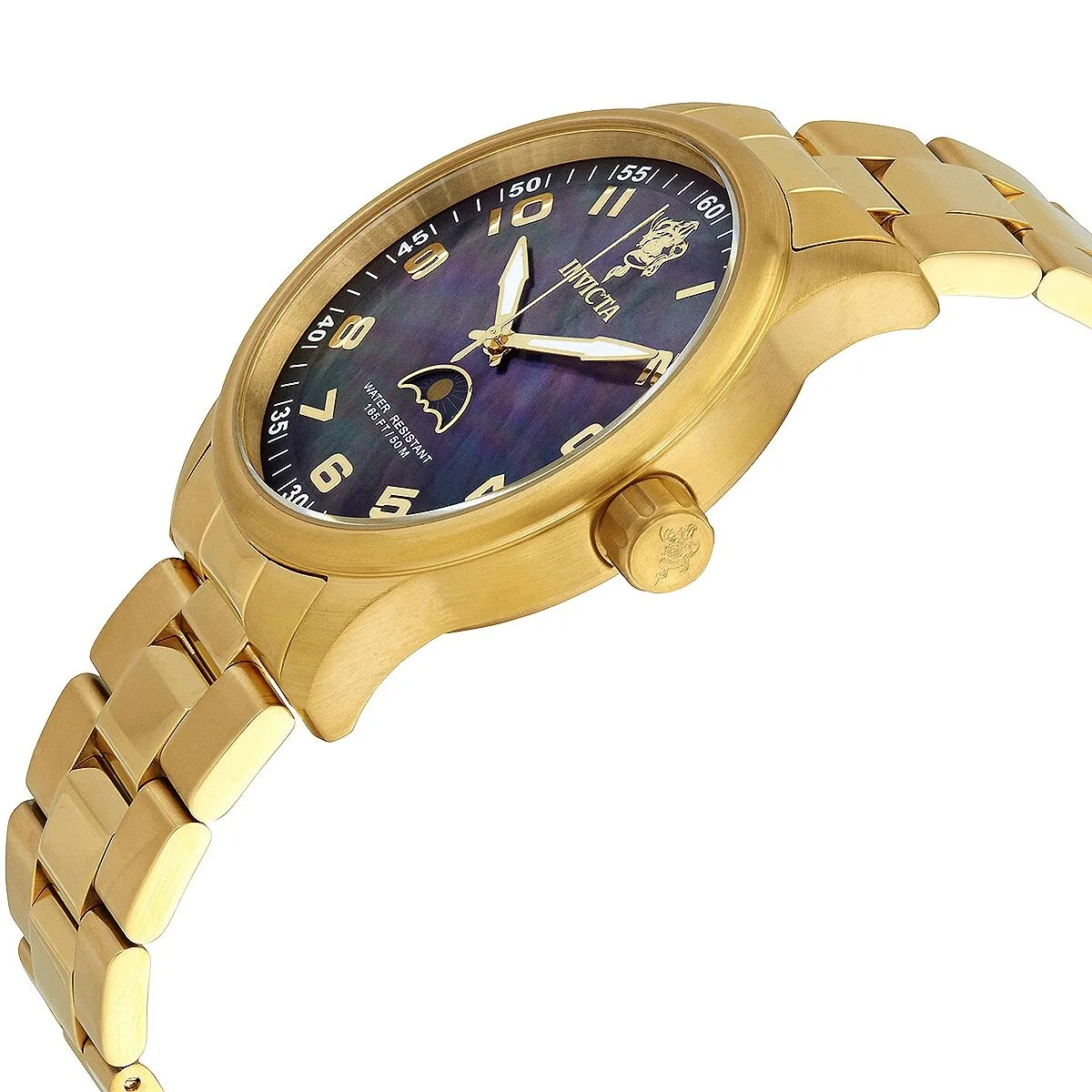 Invicta Sea Base Black Mother of Pearl Dial Men's Watch 23826