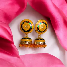 Jewelestia Sunburst Jhumkas