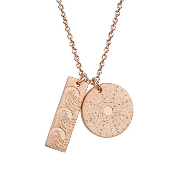 Kina and Moana Necklace - Rose Gold