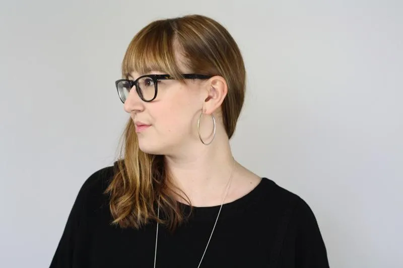 Koa hoop earrings - Large