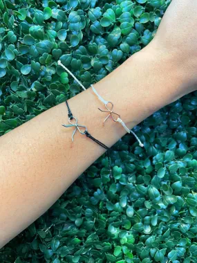 Last Call Metal Twisted Bow Bracelet [2 Colors]