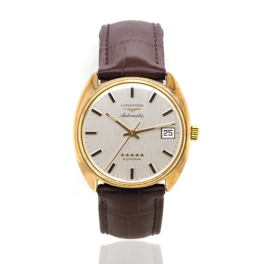 Longines 12ct Yellow Gold Admiral Watch, c.1970s