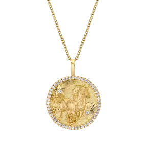 LUCKY DIAMOND UNICORN TALISMAN