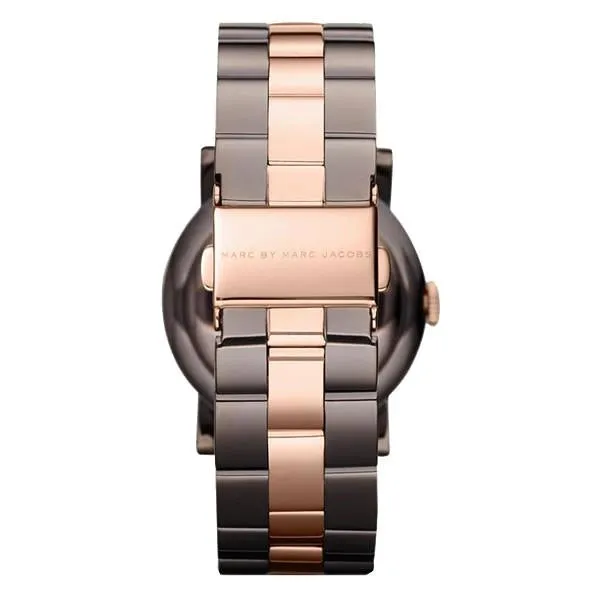 Marc By Marc Jacobs Classic Grey Women's Rose Gold Two Toned Watch MBM3195