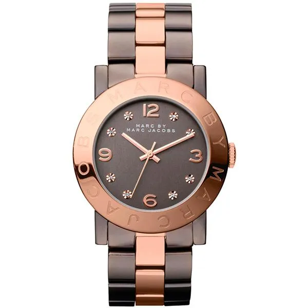 Marc By Marc Jacobs Classic Grey Women's Rose Gold Two Toned Watch MBM3195