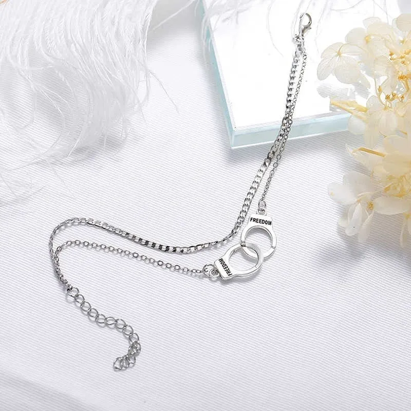 MAYTRENDS  - Layered Handcuff Anklet