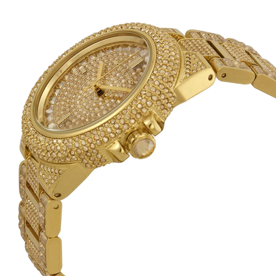 Michael Kors Camille Crystal Encrusted Gold Ion-plated Ladies Watch MK5720