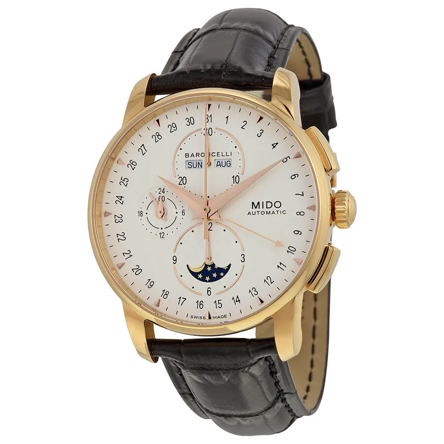 Mido Baroncelli Moonphase Chronograph Automatic Men's Watch M86073M142