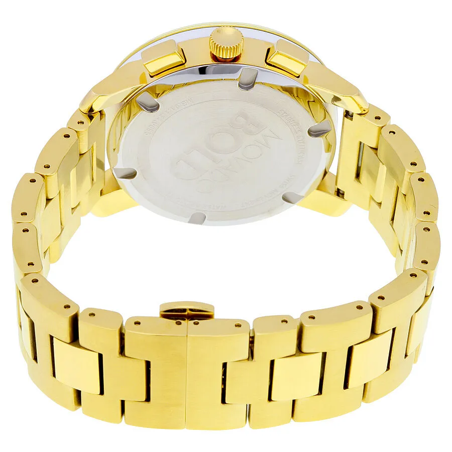 Movado Bold Chronograph Champagne Dial Gold Ion-plated Unisex Watch 3600141