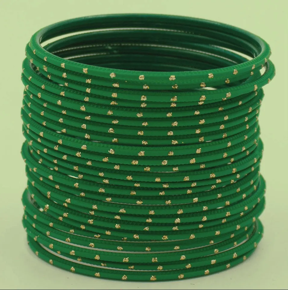 Multi color bangle set ( 12 bangles )      Size: 2.6 small, 2.8 medium, 2.10 large ( please check size from the chart )