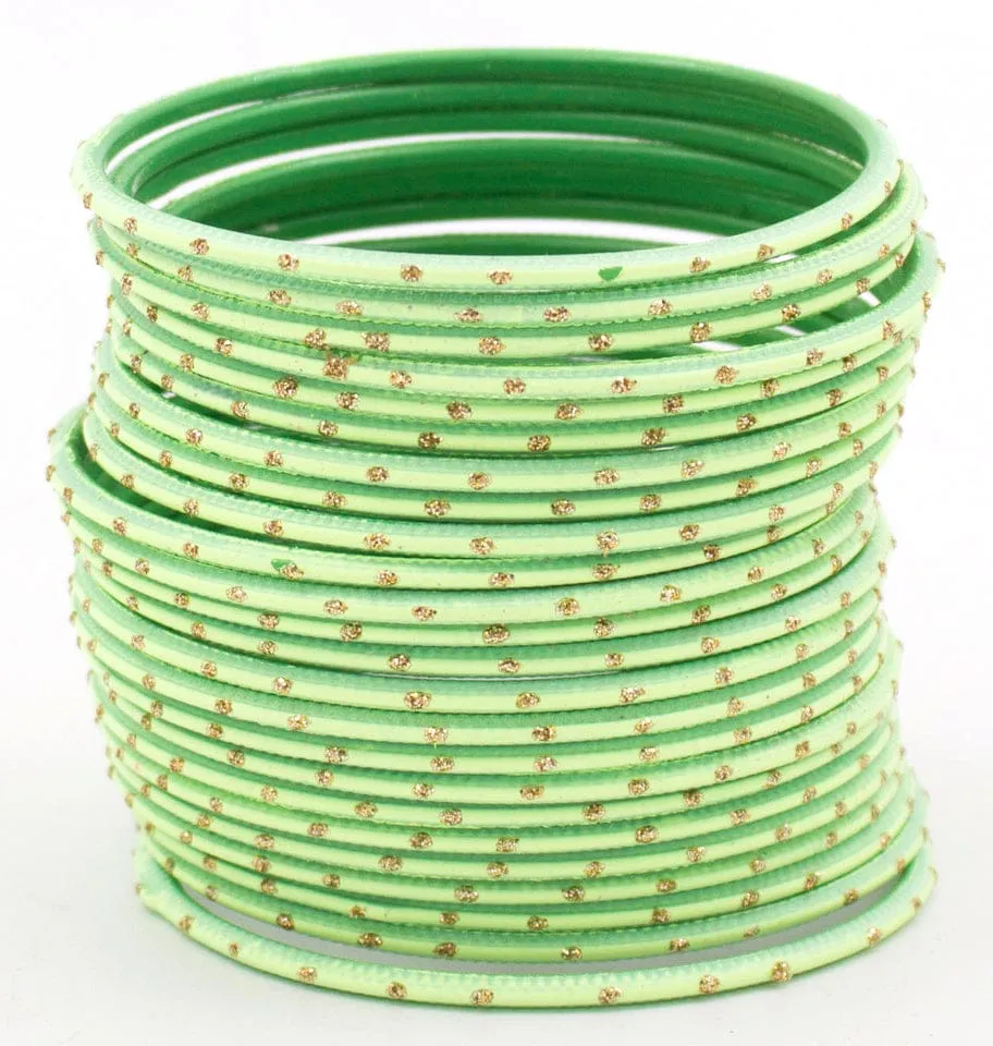 Multi color bangle set ( 12 bangles )      Size: 2.6 small, 2.8 medium, 2.10 large ( please check size from the chart )