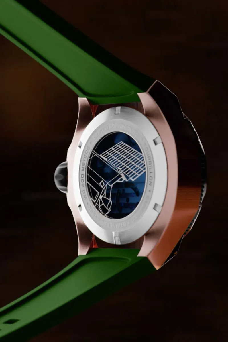 Nubeo Messenger Tourbillon Limited Edition Dark Sea Green Men's Watch NB-6075-0B