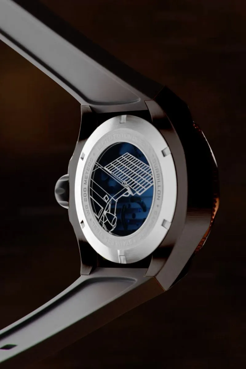 Nubeo Messenger Tourbillon Limited Edition Deep Brown Men's Watch NB-6075-0A