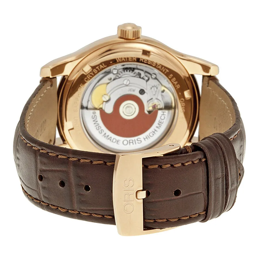 Oris Classic Date Silver Dial Brown Leather Men's Watch 733-7578-4831LS 01 733 7578 4831-07 6 18 10