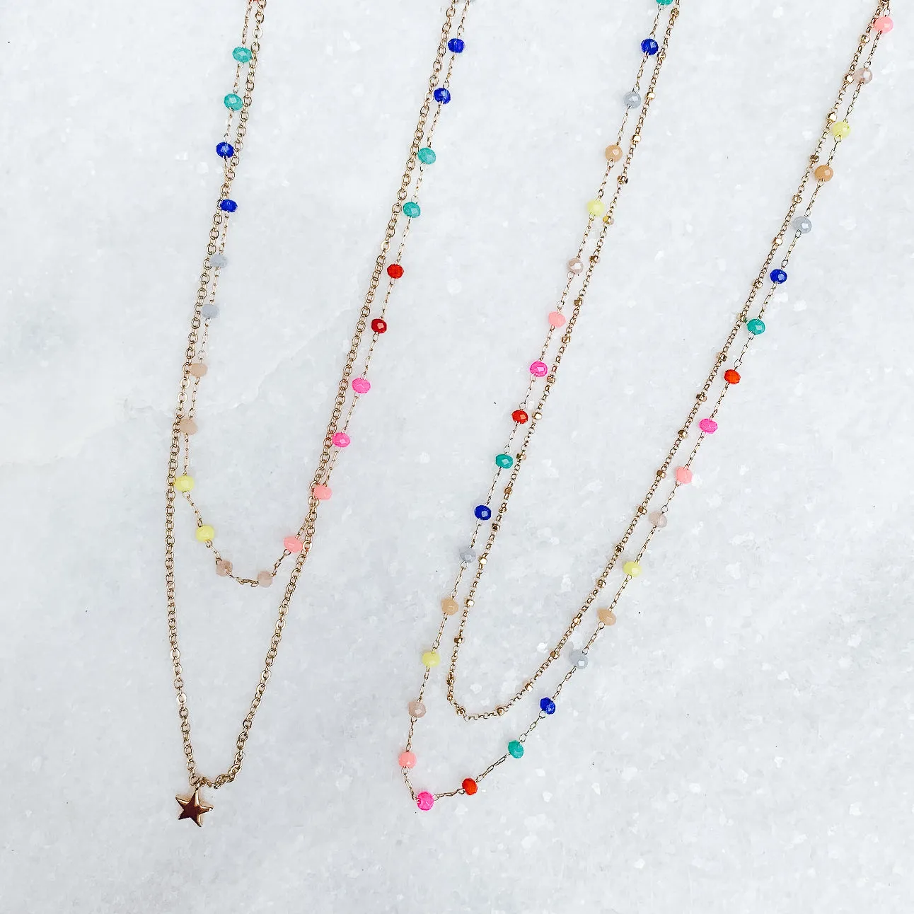 Over The Rainbow Layered Necklace