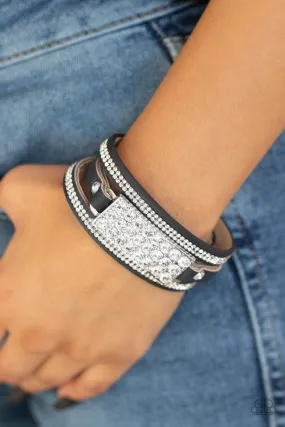 Paparazzi Bracelet ~ Shockingly Sparkly - Blue