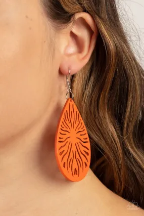 Paparazzi Earring ~ Sunny Incantations - Orange