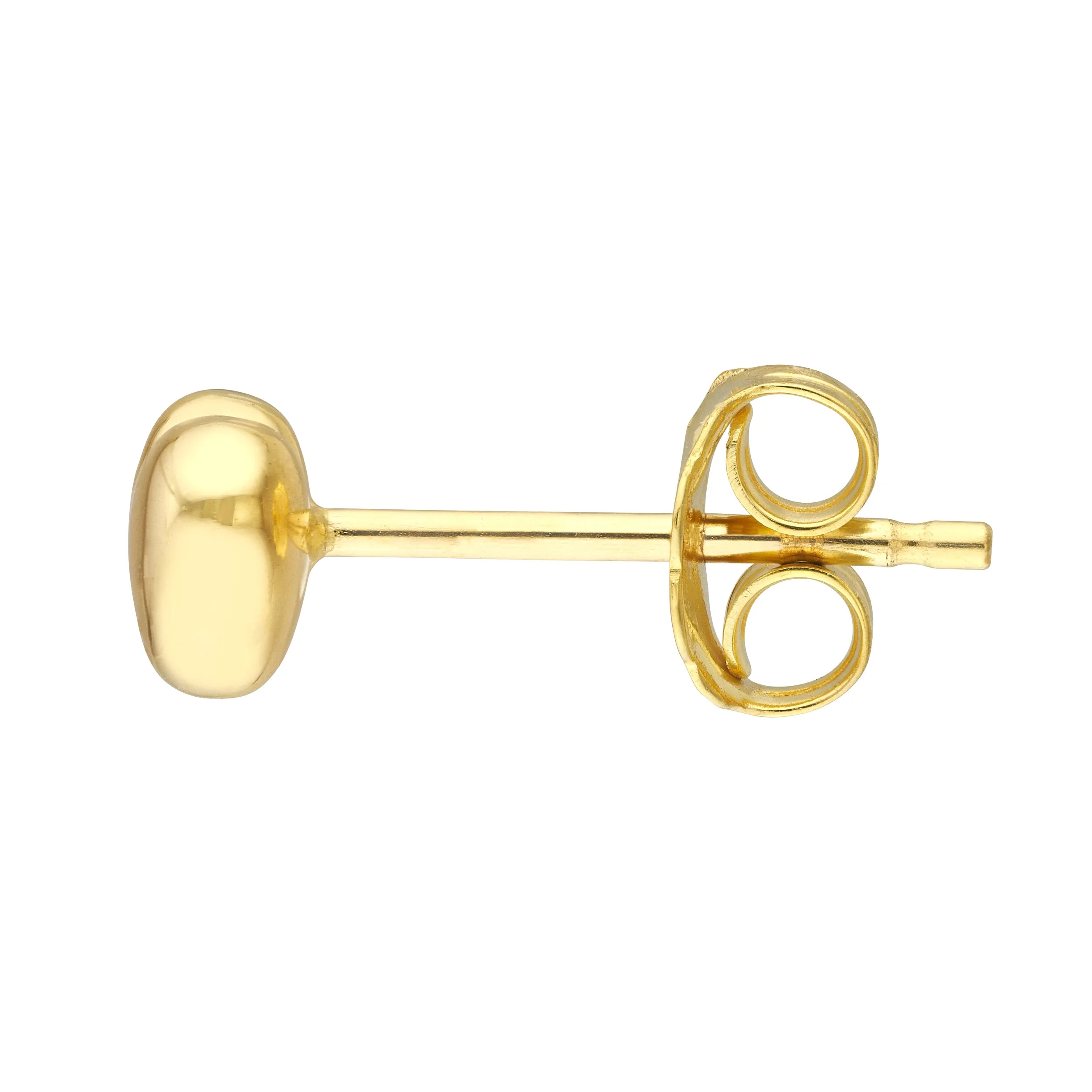 Puffy Heart Stud Earrings