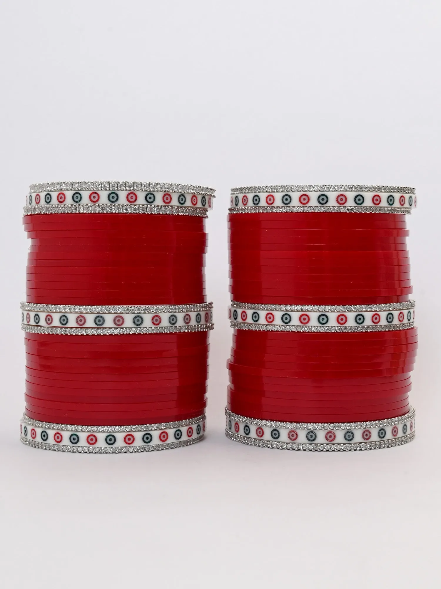 Roopali Bridal Maroon Chura Set