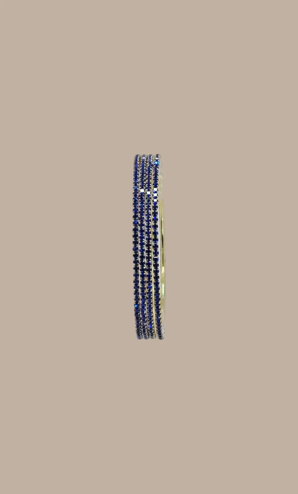 Royal Blue Stonework Bangles