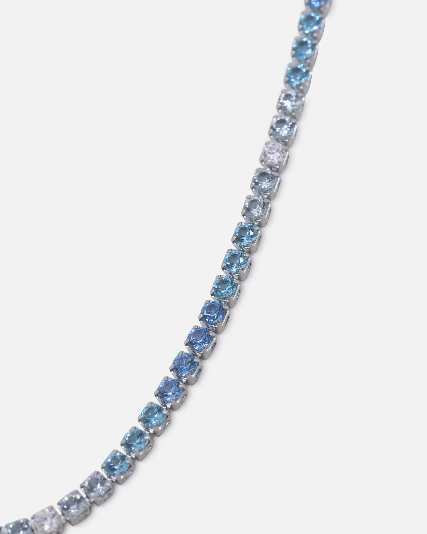 Saint Morta 2mm Micro Tennis Chain Iced White Gold