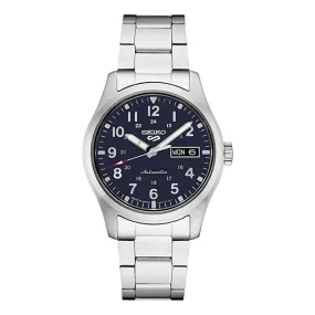 Seiko Mens Sports Blue Dial Silver-Tone Band 39.4mm Stainless Steel Watch - SRPG29