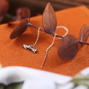 Silvestre Thorny Branch Threader Earring