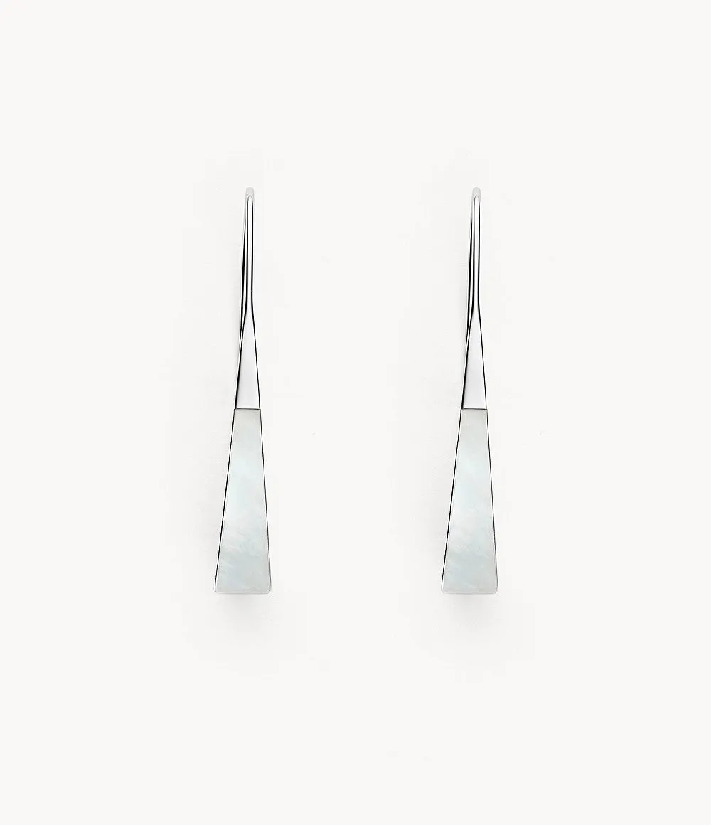 Skagen Jewellery Mother of Pearl Threader Earrings