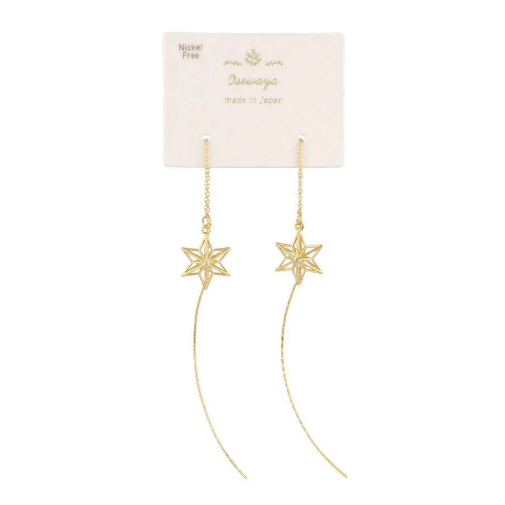 Star Threader Earrings