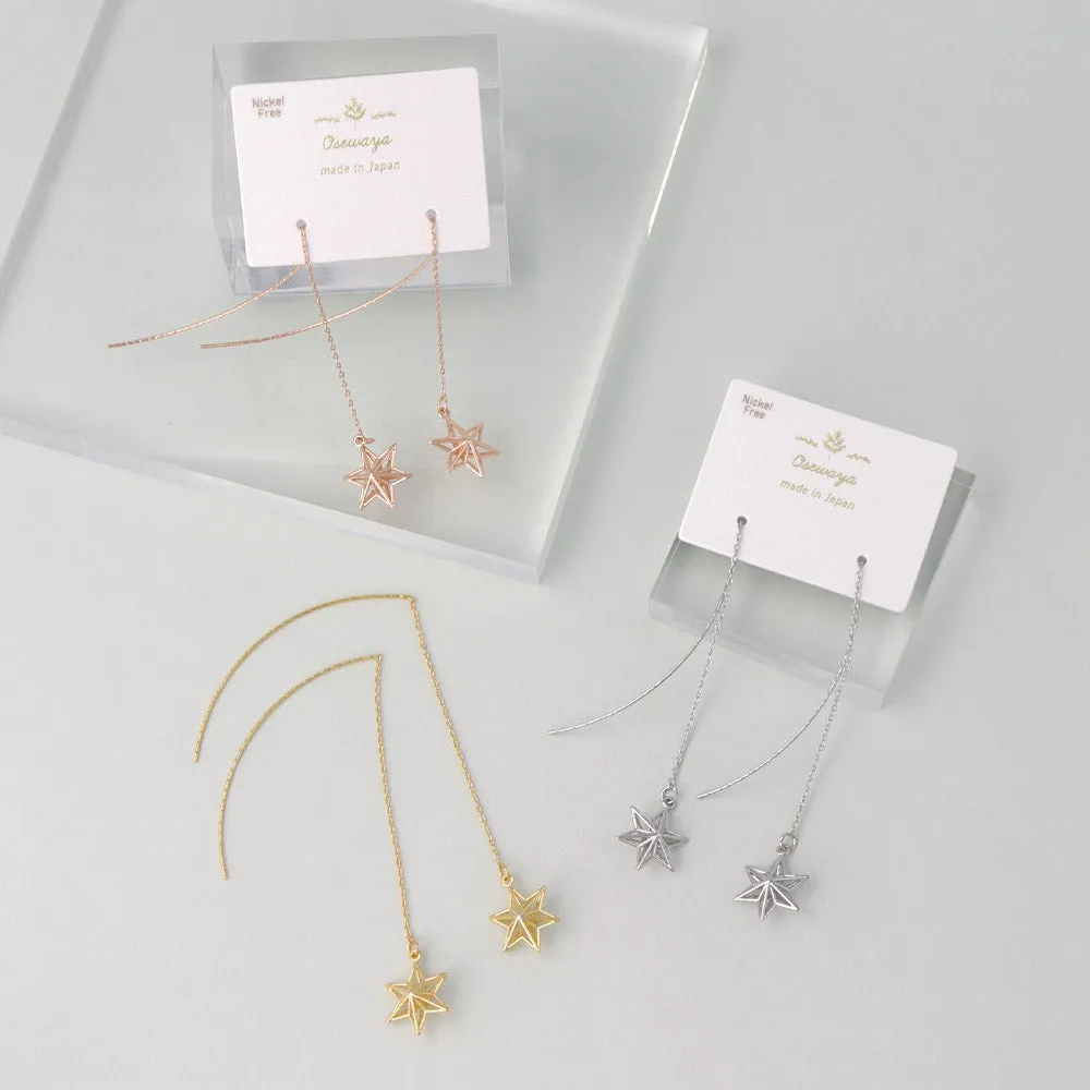 Star Threader Earrings