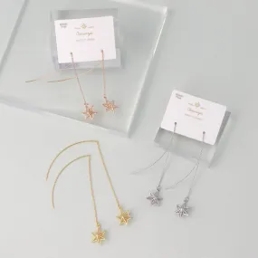 Star Threader Earrings