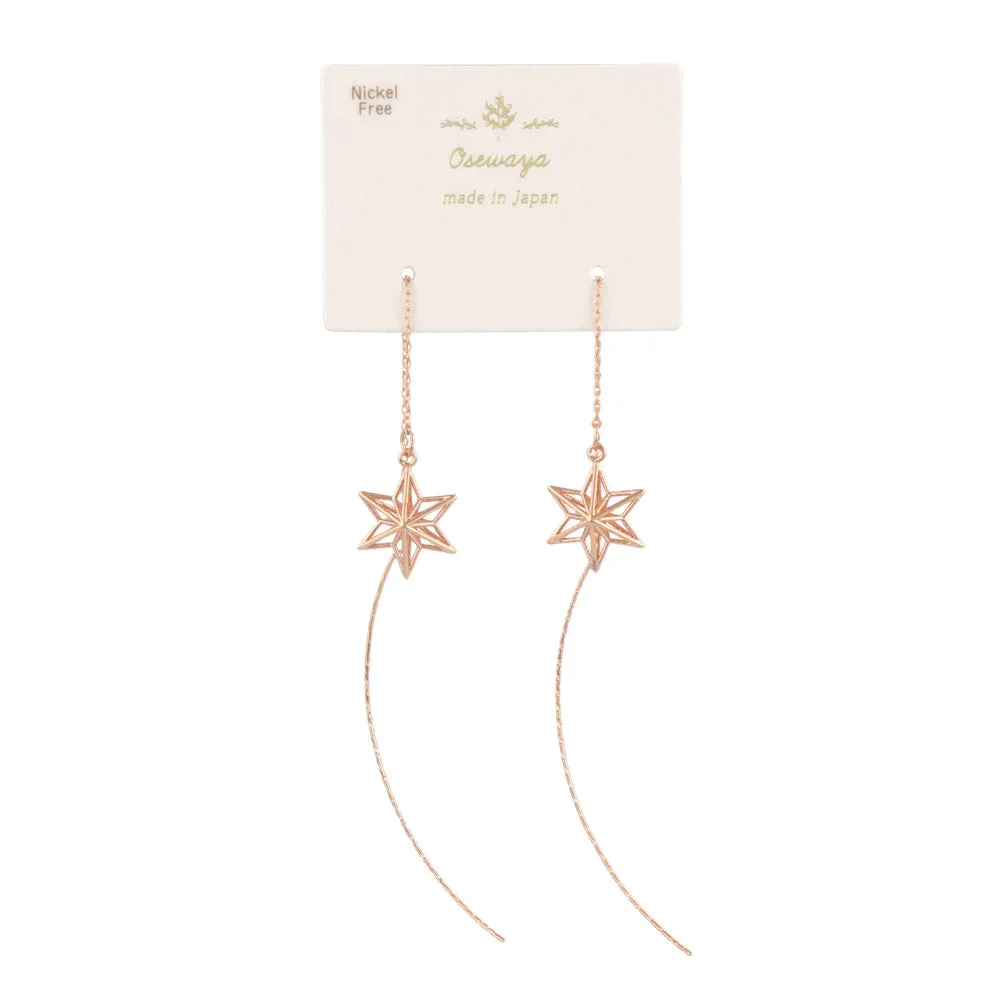 Star Threader Earrings