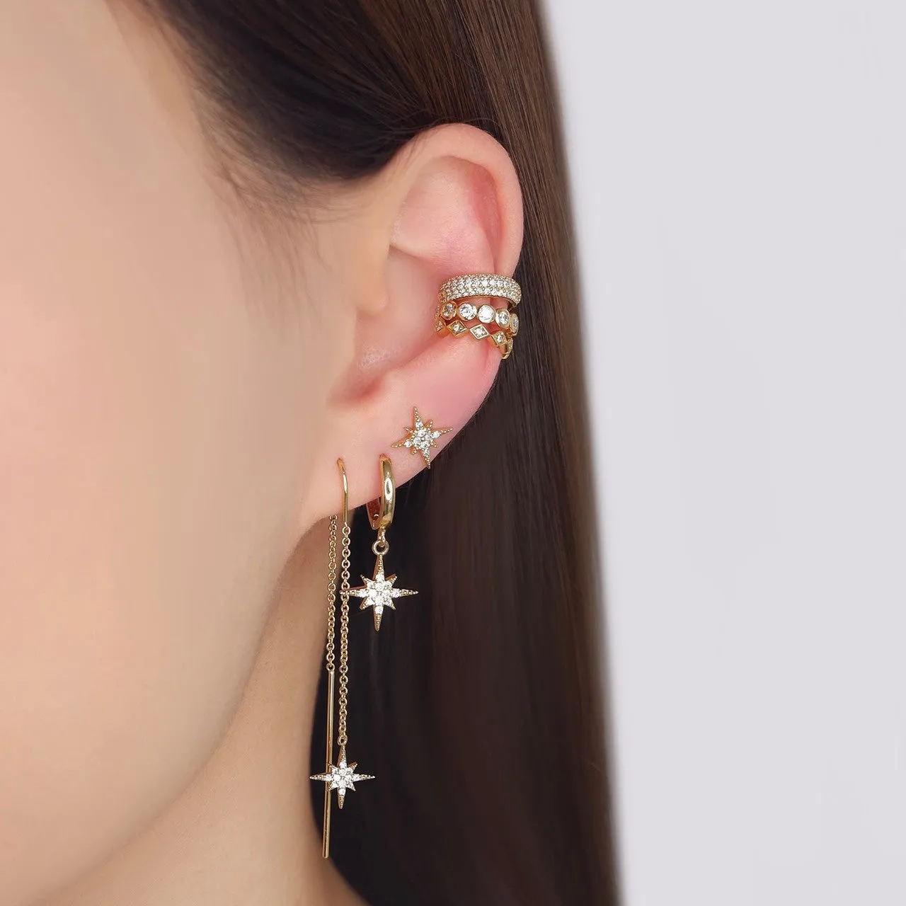 Starburst Threader Earrings